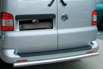 Volkswagen Caddy 2010-2015 Rear bar (2 pcs, stainless steel) photo 1