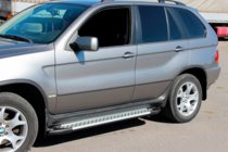 BMW X5 E53 1999–2006 Side Steps Allmond Grey (2 pcs, Aluminum) photo 3