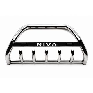 Bull Bar WT004 Stainless Steel Chevrolet Niva 1998-2020 photo 3