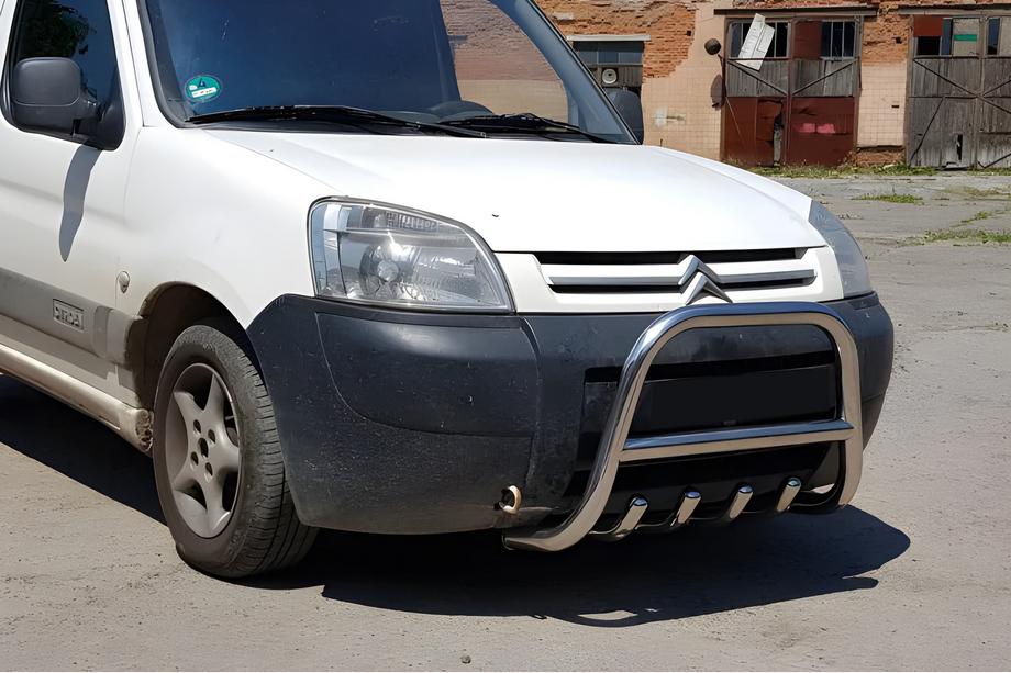 Peugeot Partner 1996-2008 Bull Bar WT003 (Stainless Steel) Photo 3
