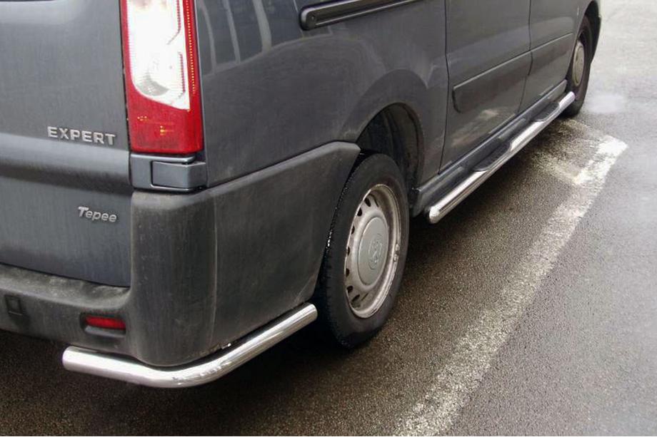 Peugeot Expert 2007-2016 Rear Corner Bars AK-003 (2 pcs, stainless steel) Image