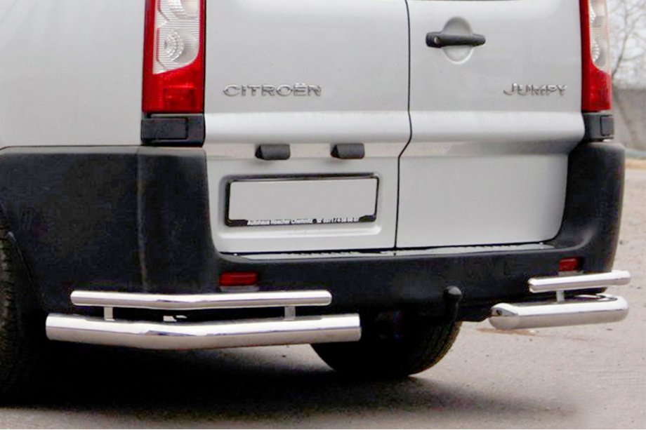 Peugeot Expert 2007-2016 Rear Corner Guards AK-003-Double (2 pcs, stainless steel) Image