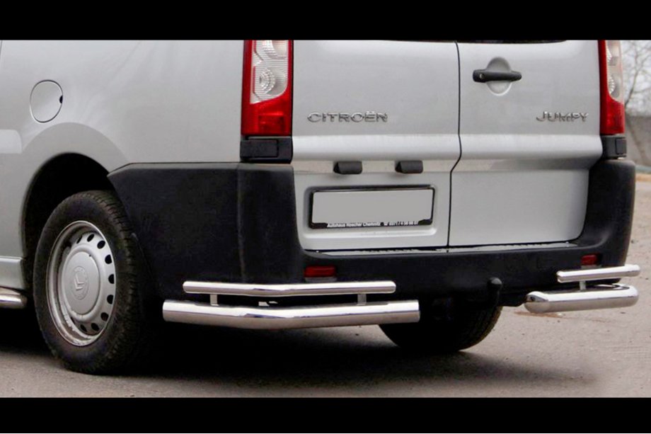Citroen Jumpy 2007–2017 Rear Corner Bars Double (2 pcs, stainless steel) Image