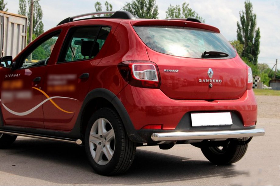 Dacia Sandero 2013-2020 Rear Bar AK002 (Stainless Steel) Photo 2