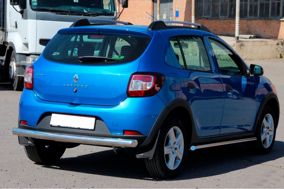 Dacia Sandero 2013-2020 Rear Bar AK002 (Stainless Steel) Photo 4