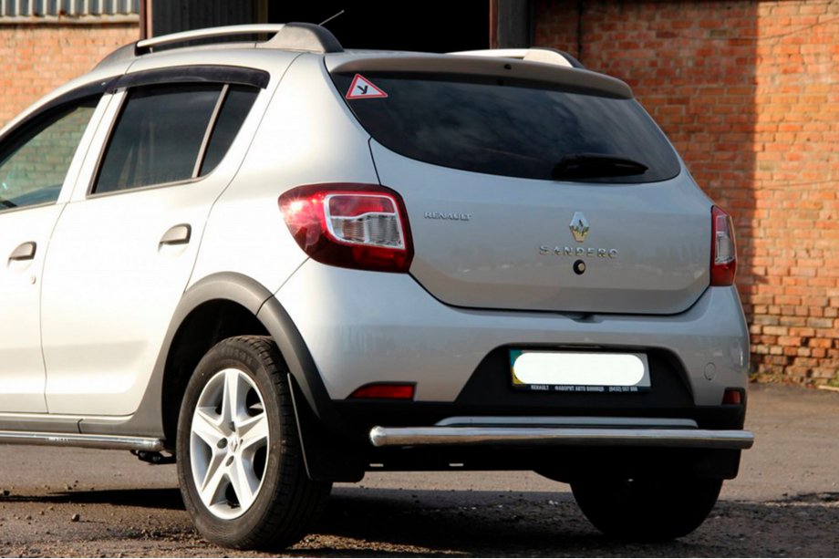Dacia Sandero 2013-2020 Rear Bar AK002 (Stainless Steel) Photo 6