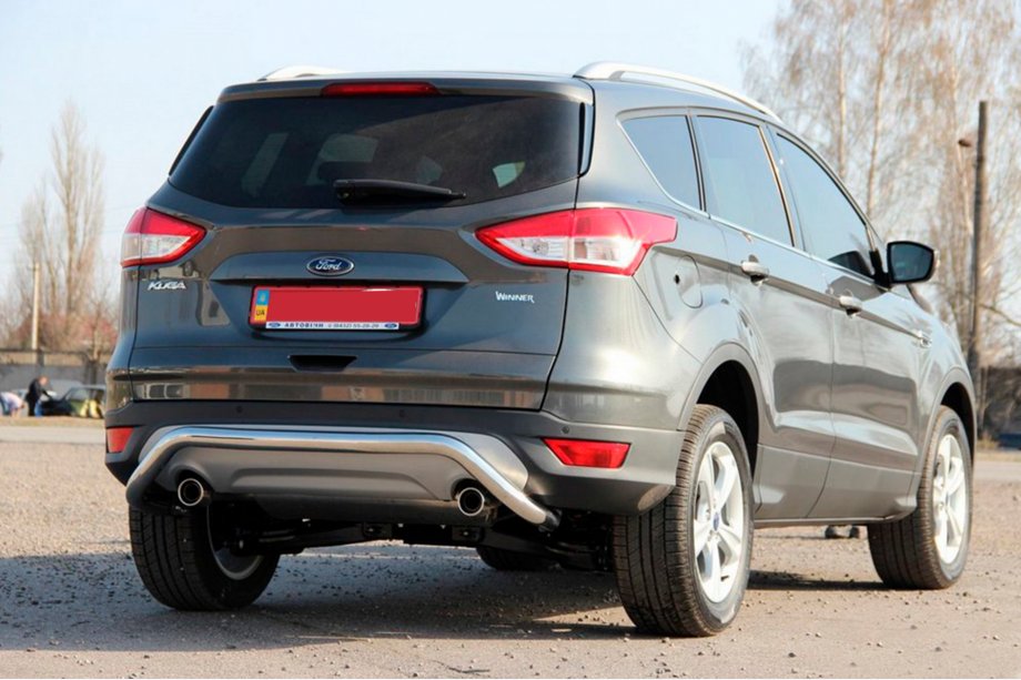 Ford Kuga 2008-2013 Rear Bar AK007 (Stainless Steel) Photo 2