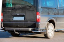 Ford Transit 2000–2014 Rear Corner Bars AK003-Double (Stainless Steel) photo 1