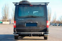 Ford Transit 2000–2014 Rear Corner Bars AK003-Double (Stainless Steel) photo 2