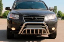 Hyundai Santa Fe 2 2006-2012 Bull Bar WT002 (Stainless Steel) photo 1