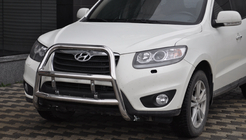 Hyundai Santa Fe 2 2006-2012 Bull Bar WT018 (Stainless Steel) photo 3