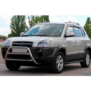 Bull Bar WT022 (Stainless Steel) Hyundai Tucson JM 2004- photo 1