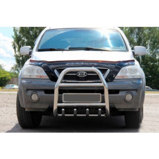 Bull Bar QT007 (Stainless Steel) Kia Sorento I BL 2002-2009 photo 1