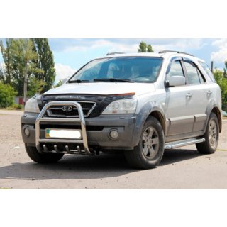 Bull Bar QT007 (Stainless Steel) Kia Sorento I BL 2002-2009 photo 2