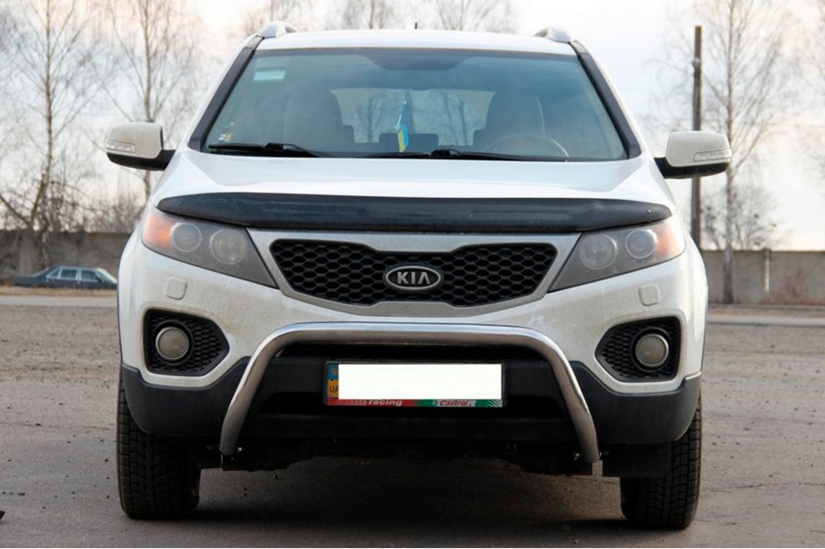 Kia Sorento II XM 2009-2014 Bull Bar WT007 (Stainless Steel) Photo 2