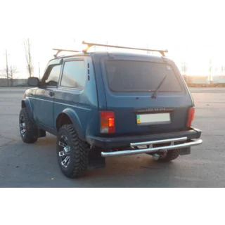 Rear bar AK002 double Lada Niva and Urban 1977- photo 3