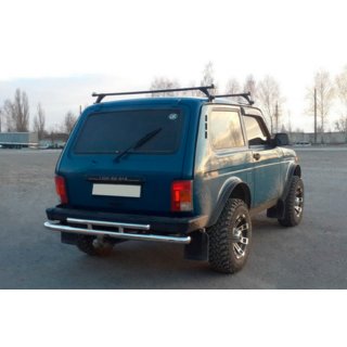 Rear bar AK002 double Lada Niva та Urban 1977- photo 1