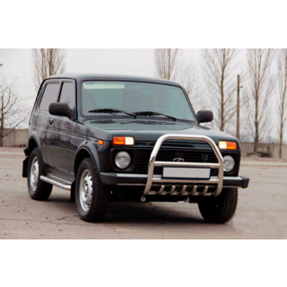 Bull Bar QT007 (Stainless Steel) Lada Niva та Urban 1977- photo 4