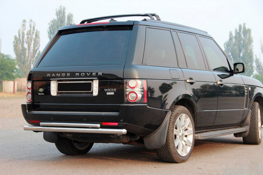 Range Rover III L322 2002-2012 Rear Bar AK002-Double (Stainless Steel) Image
