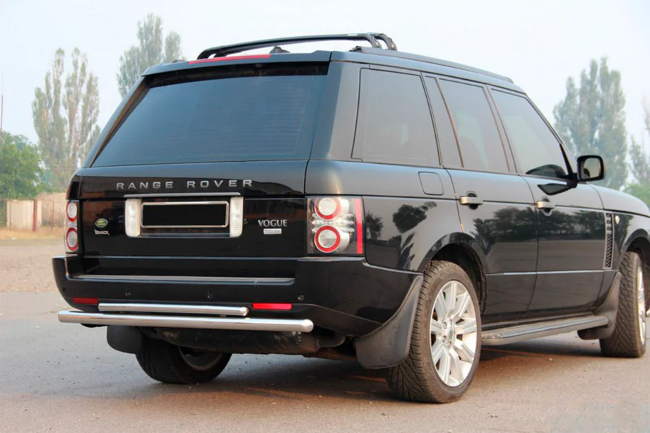 Range Rover III L322 2002-2012 Rear Bar AK002-Double (Stainless Steel) Photo 1