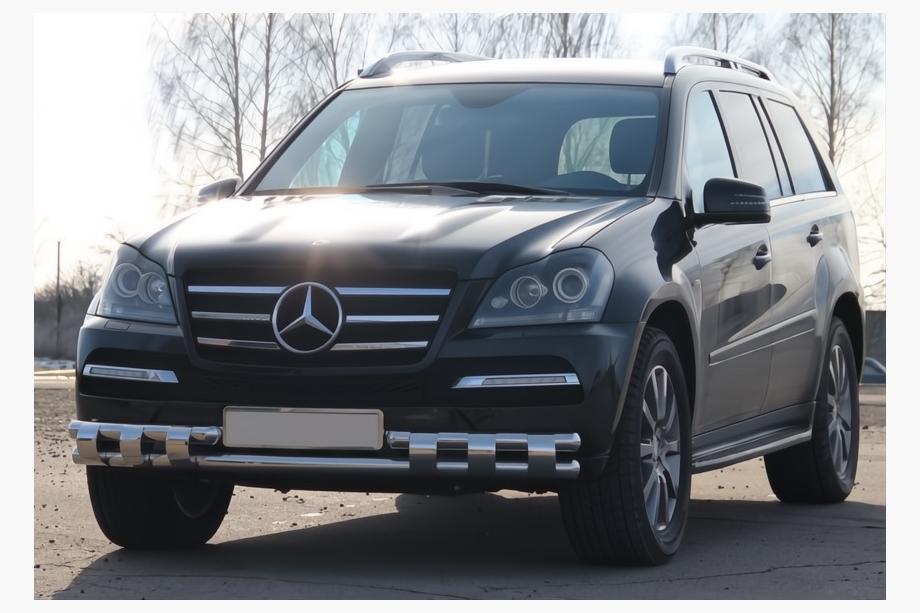 Mercedes GL class X164 2006-2012 Front Bar ST015 (Stainless Steel) Image