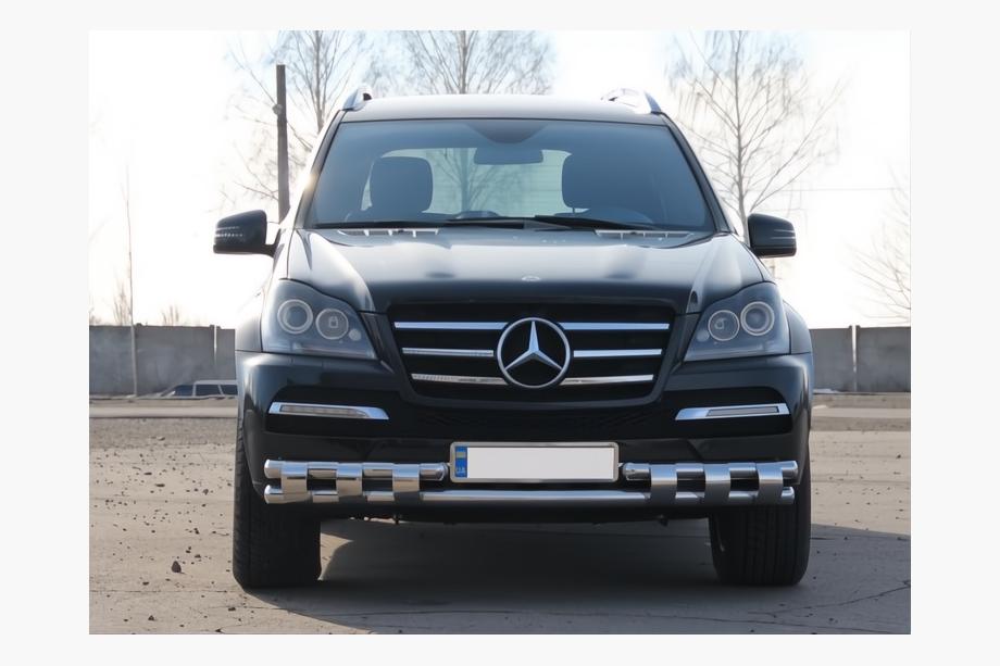 Mercedes GL class X164 2006-2012 Front Bar ST015 (Stainless Steel) Photo 2