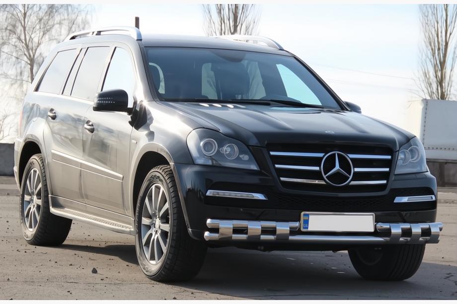 Mercedes GL class X164 2006-2012 Front Bar ST015 (Stainless Steel) Photo 3