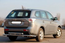 Mitsubishi Outlander 2012-2021 Rear Bar AK004 Stainless Steel photo 3