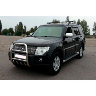 Bull Bar QT007 (Stainless Steel) Mitsubishi Pajero Wagon IV 2006-2021 photo 2