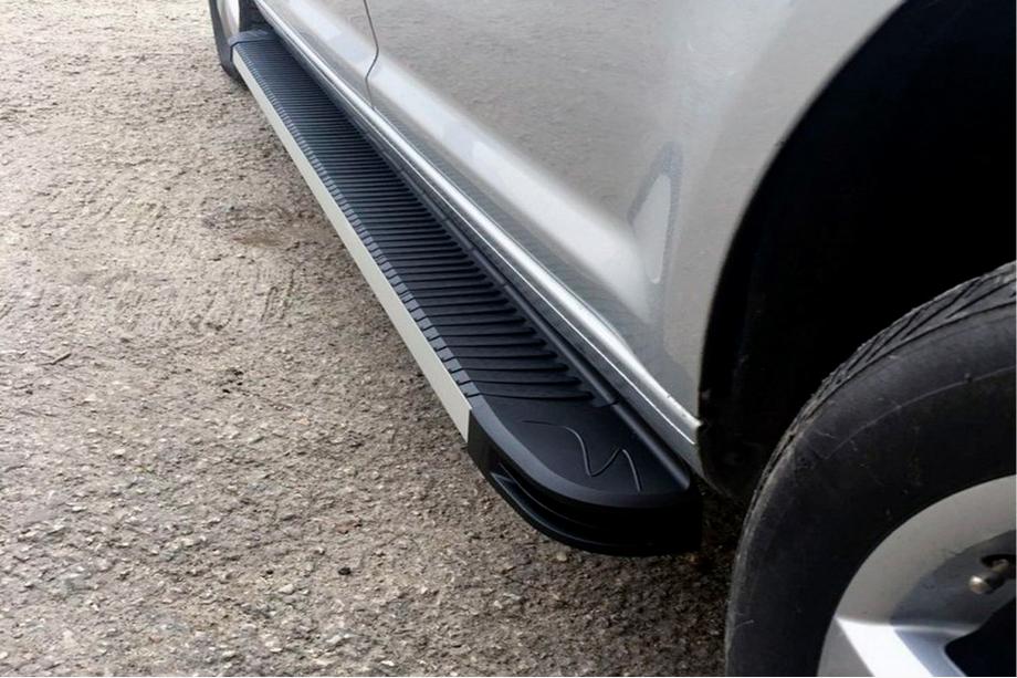 Volkswagen Caddy 2010-2015 Side Steps MAYA (2 pcs, Aluminum) Image