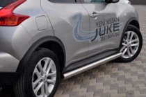 Nissan Juke 2010-2019 Side Bars Ø60 (2 pcs, Stainless Steel) photo 2