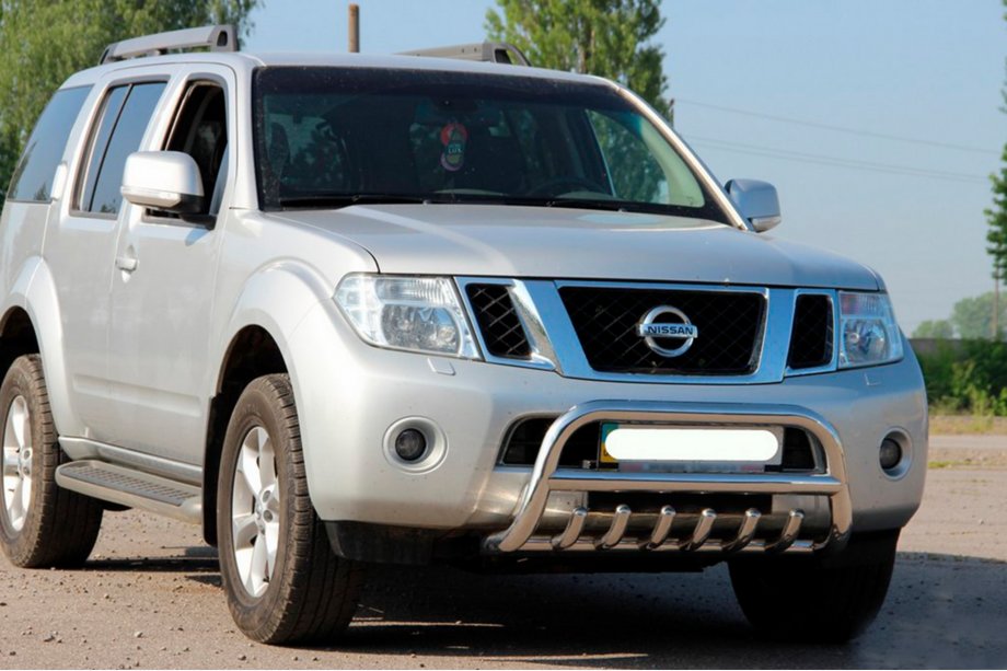 Nissan Navara 2006-2015 Bull Bar WT008 (Stainless Steel) Photo 2