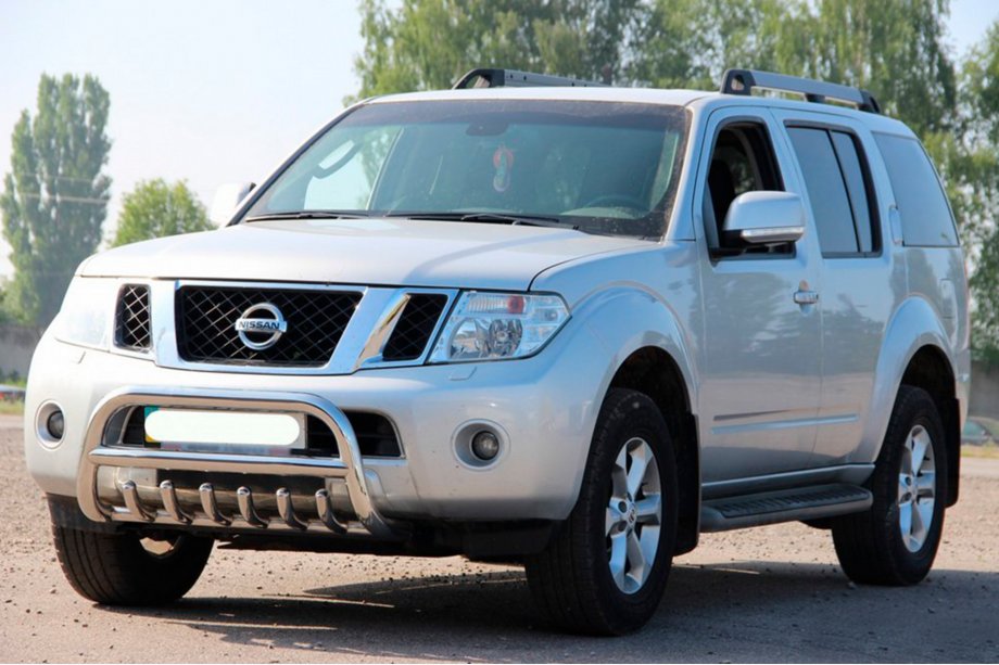 Nissan Pathfinder R51 2005-2014 Bull Bar WT008 (Stainless Steel) Photo 1