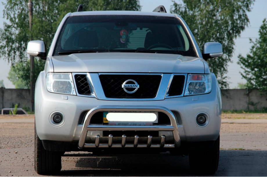 Nissan Pathfinder R51 2005-2014 Bull Bar WT008 (Stainless Steel) Photo 3