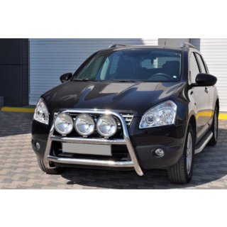 Bull Bar WT018 (Stainless Steel) Nissan Qashqai 2007-2010 photo 3