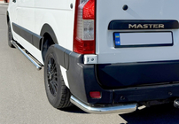 Renault Master 2011-2023 Side Bars BB002 (2 pcs, Stainless Steel) photo 8