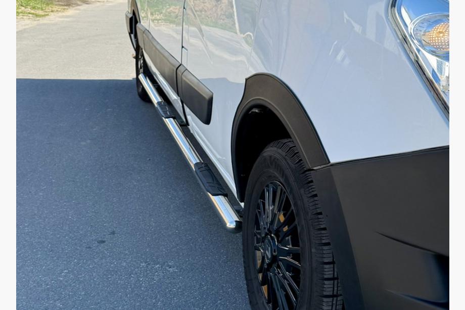 Renault Master 2011-2023 Side Bars BB002 (2 pcs, Stainless Steel) Long Wheelbase Photo 5