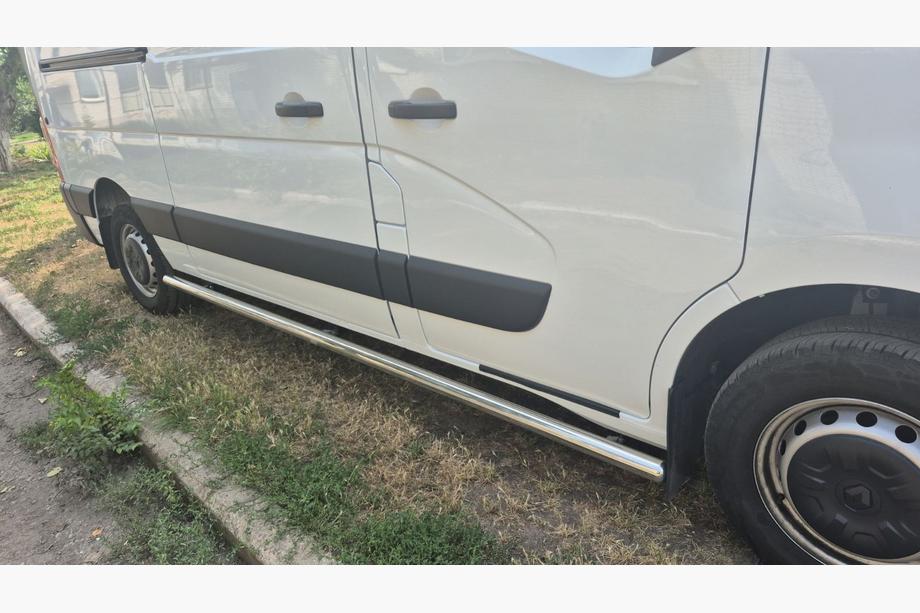Renault Master 2011-2023 Side Bars BB002 (2 pcs, Stainless Steel) Long Wheelbase Photo 9