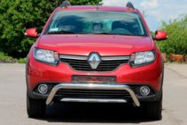 Dacia Sandero 2013-2020 Front Bar WT007 (Stainless Steel) photo 2