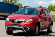 Dacia Sandero 2013-2020 Front Bar WT007 (Stainless Steel) photo 3