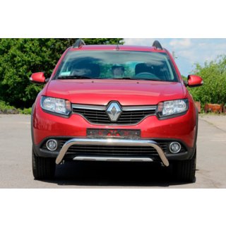 Front Bar WT007 (Stainless Steel) Dacia Sandero 2013-2020 photo 2