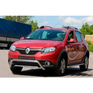 Front Bar WT007 (Stainless Steel) Dacia Sandero 2013-2020 photo 3