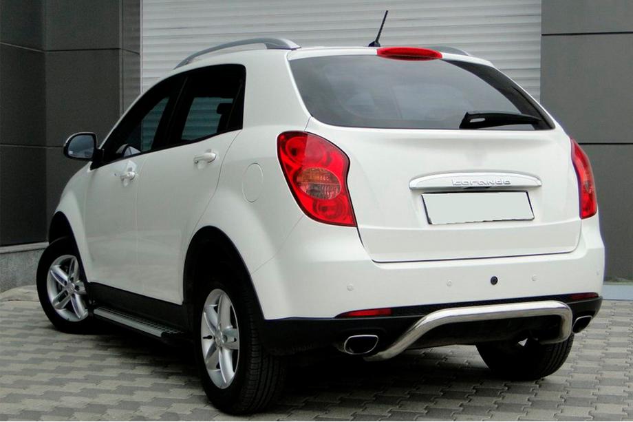SsangYong Korando 2010-2019 Rear Bar AK006 Stainless Steel Image
