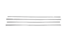 Volkswagen Golf 6 2008-2014 Window Trim Molding (4 pcs, Stainless Steel) photo 3
