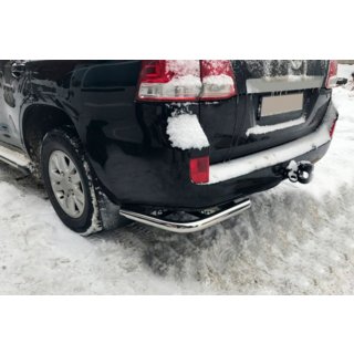 Rear Corner Bars AK003 (2 pcs, stainless steel) Toyota Land Cruiser 200 2007-2021 photo 1