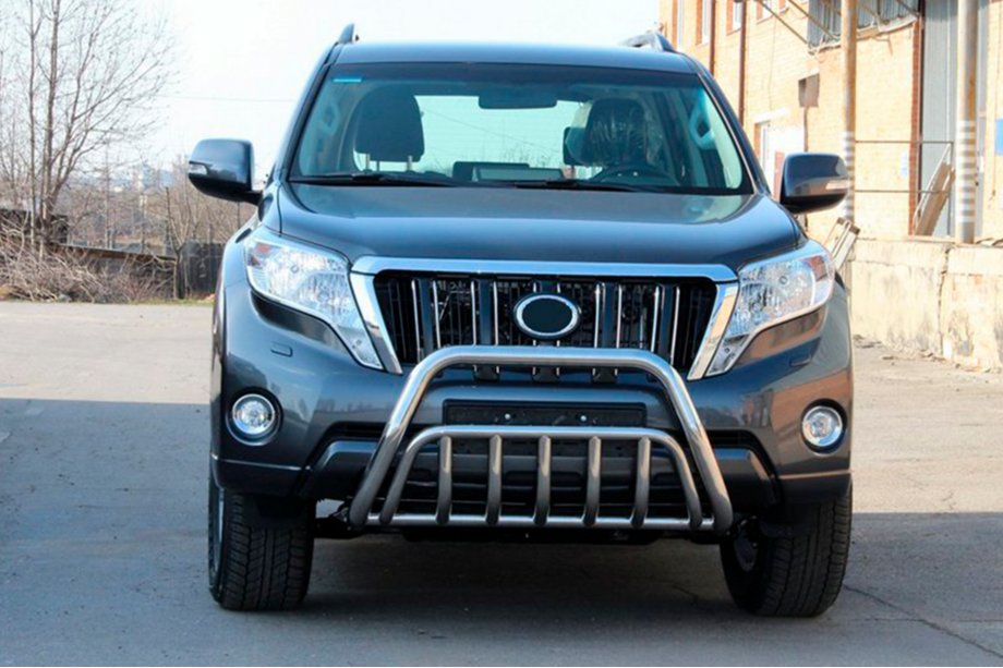 Toyota Land Cruiser Prado 150 2009-2023 Bull Bar WT002 (Stainless Steel) Photo 5