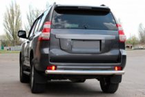 Toyota Land Cruiser Prado 150 2009-2023 Rear Bar AK002 (Stainless Steel) photo 2