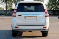 Toyota Land Cruiser Prado 150 2009-2023 Rear Bar AK005-2 (Stainless Steel) photo 2
