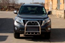 Toyota Land Cruiser Prado 150 2009-2023 Bull Bar QT007 (Stainless Steel) photo 3