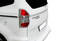 Ford Courier 2014-2023 Chrome Tail Light Covers (2 pcs, plastic) photo 1